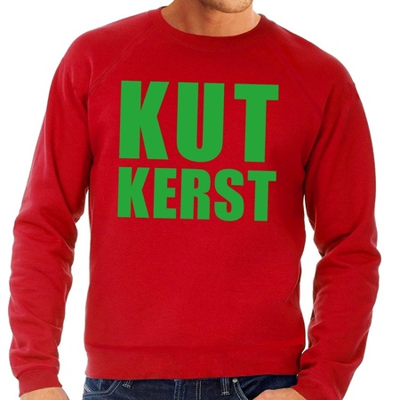 Christmas sweater Kut Kerst red men